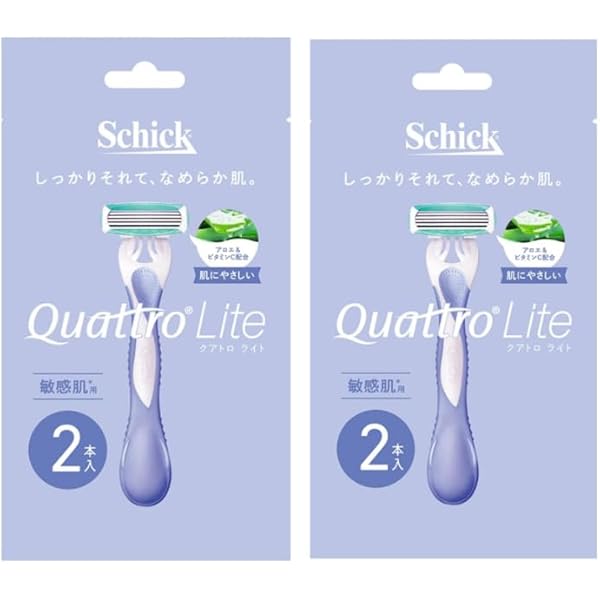 Amazon.co.jp: シック Schick クアトロ4ディスポ フォーウーマン 敏感